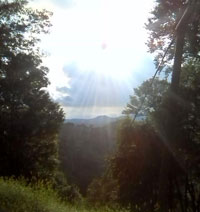 Teena Glass took this scenic shot near Big Ridge Road in Glenville with her cellphone
