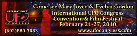 Mary Joyce and Evelyn Gordon will speak at the UFO Congress Convention