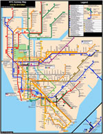 pictoral representation of NY subway system
