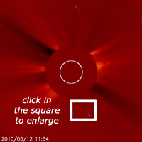 Star wars around the sun - SOHO - 5/12/2010