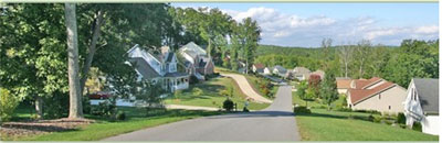 One view of Arden, a predominantly residential area south of Asheville, NC