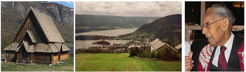 A church in Valdres, Norway  The town of Valdres  Dr. Emanuel Minos who recorded the prophecy